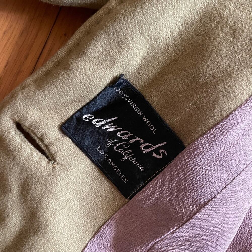 40s Vintage Green Virgin Wool Victory Suit - Picture 6 of 15